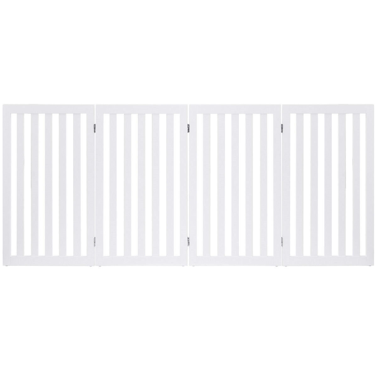 Tucker Murphy Pet™ Christhild Wood Adjustable Free Standing Pet Gate Wayfair Canada