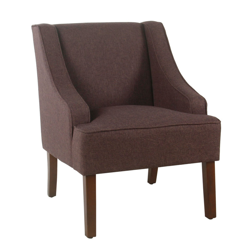Rochanda 25" Wide Side Chair, Dark Brown, Black Striped 2