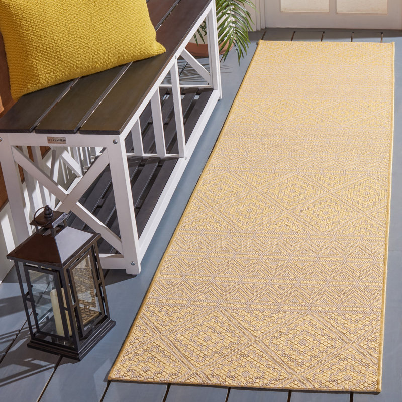Nave Performance Solid Color Indoor/Outdoor Area Rug, Runner 2'3" x 8'