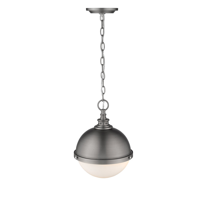 Barriffe 2 - Light Single Pendant, Antique Nickel