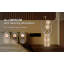 Lampe de table en forme de fleur en aluminium