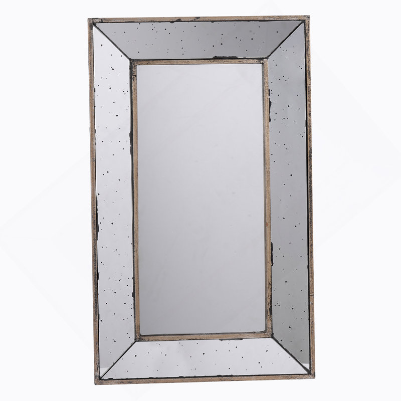 Miroir mural ou plateau décoratif traditionnel 16,5 x 24 po