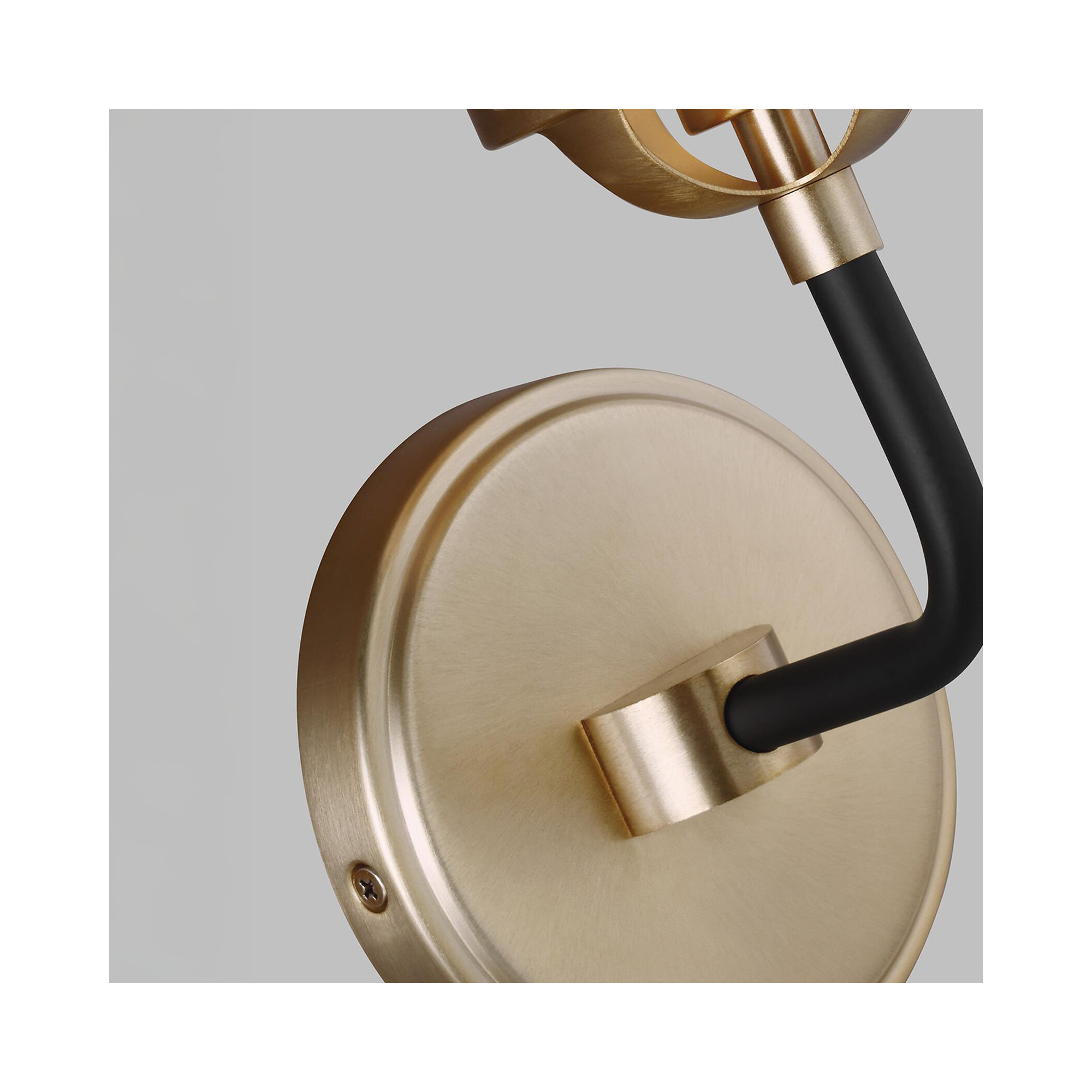Newport 1 - Light Armed Sconce, Satin Bronze, No 