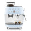 Retro style semi-automatic espresso coffee machine with grinder for the 50s from SMEG