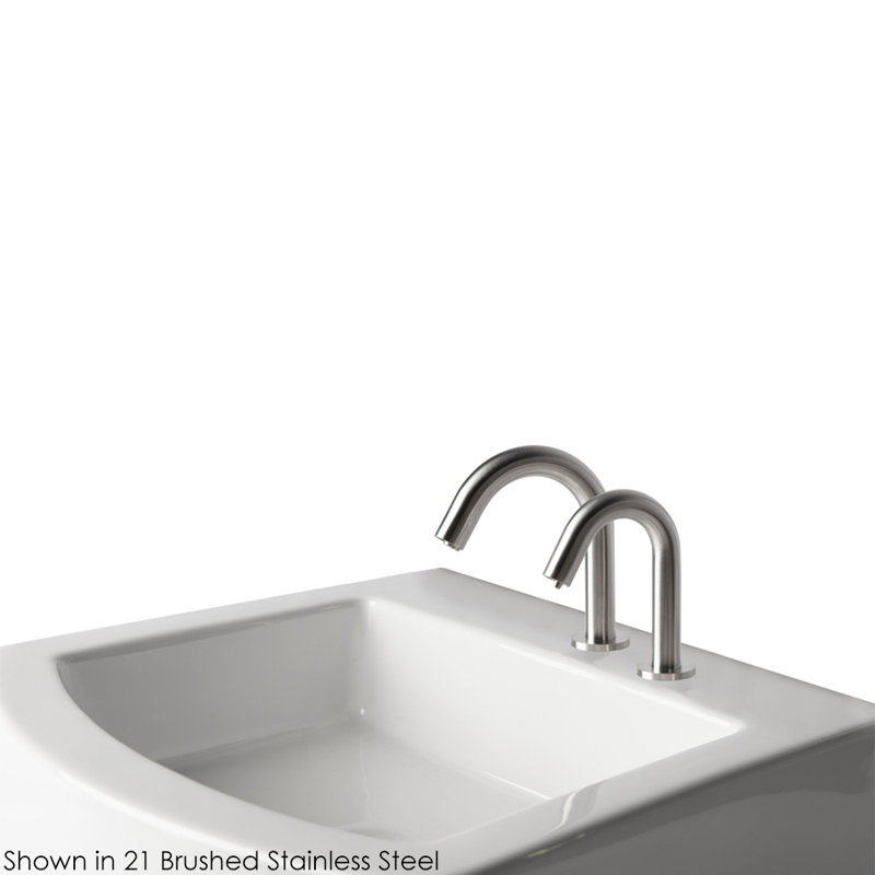 Zoom Single Hole Bathroom Faucet, Brushed Stainless Steel