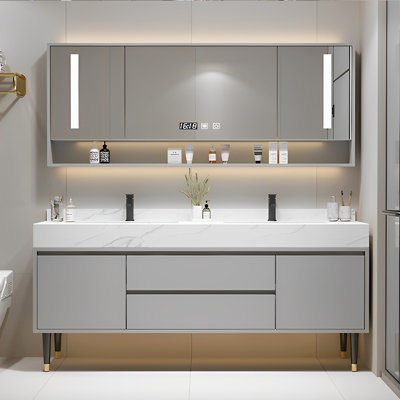 Fashionable floor-standing bathroom cabinet