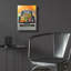 Art mural en verre acrylique 12 po x 16 po «Fall Bounty 3 Truck Navy» par James Wiens