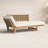 Decatur 79'' Wide Outdoor Teak Patio Daybed with SunbCushions-1773315077