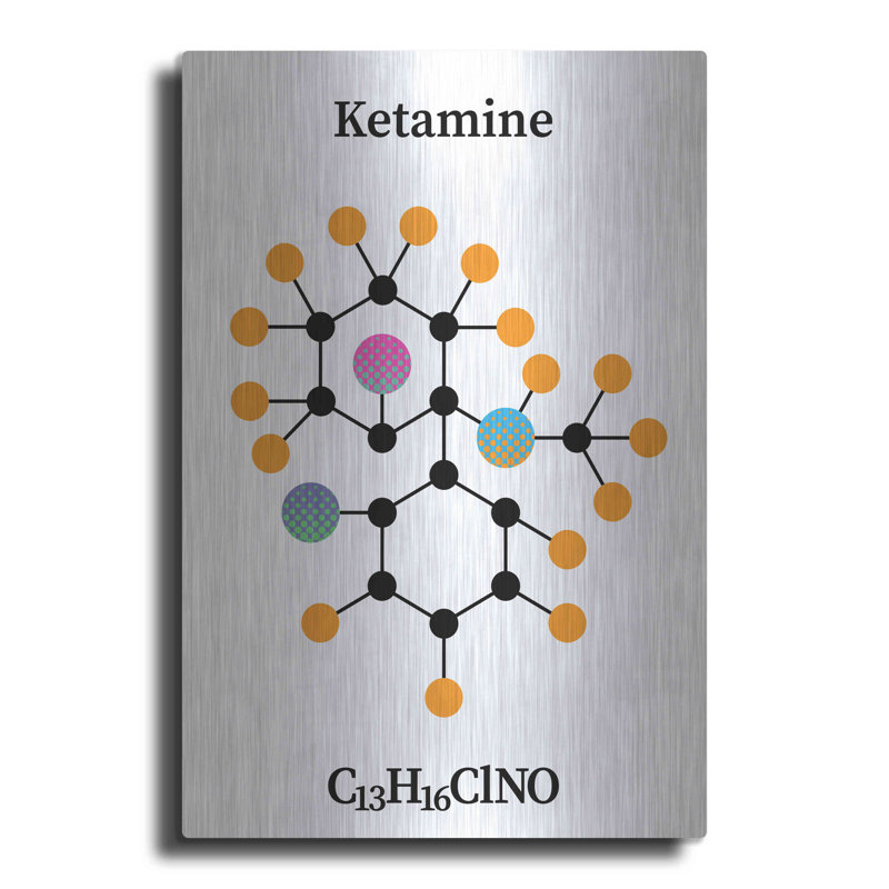 «Ketamine Molecule» par Maxim, H 16 po x l 12 po