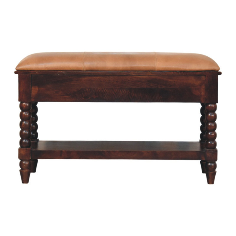 Banc de rangement en bois Barclay
