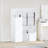  Storage Cube Organizer White Polypropylene Plastic Medium Modular