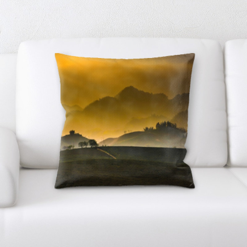 Microsuede Throw Pillow