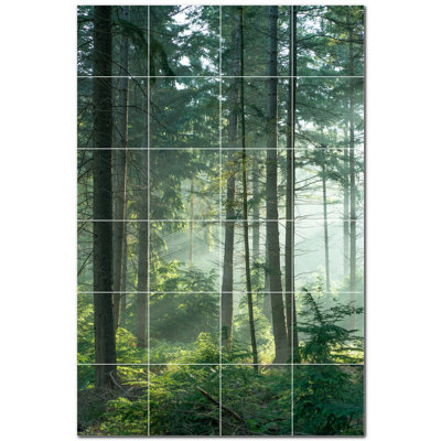Panneau décoratif en céramique satinée 12 po x 12 po