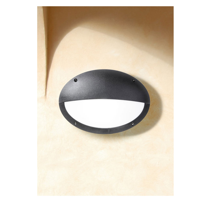 Wynyard Black Outdoor Flush Mount