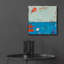 «Blue Bound» par Erin Ashley, art mural en verre acrylique-92026202