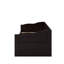 Lit de jour simple en bois avec lit gigogne et 2 tiroirs de rangement, lit de jour extensible-113147703