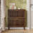 31.5-Inch Walnut Shoe Storage Cabinet, Medieval Modern Independent Shoe Cabinet, Fence Shoe Cabinet With 2 Flip Drawers, Suitable For Corridors And Entrances-1569377213