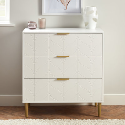 Adams 80cm W 3 - Drawer Chest of Drawers