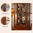 Maroon Solid Wood+Glass Display Cases