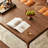 Hakan Walnut Solid Wood Dining Table-437984202