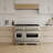 ZLINE Autograph 48 in. Classic Gas Range with 8 Burner DuoPro Cooktop w/ Champagne Bronze Accents-128905068-128905072