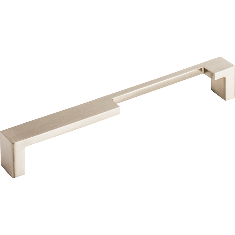 Modern Metro Bar Pull, Brushed Satin Nickel, 7" Center to Center