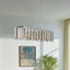 Lustre géométrique à 8 lumières Sein