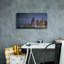 Art mural sur toile Latitude Run® «Chicago - Nightime Panorama» par Epic Portfolio-140908321