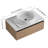 30" Floating Bathroom Vanity with Ceramic Sink & Soft-Close Drawer-1110567334