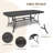 Rectangular Cast Aluminum Outdoor Dining Table