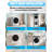 2.5 Cu.Ft Front Load Washing Machine & 2.6 Cu.Ft Compact Dryer Combo, 9 Wash Cycles, Stackable Mini Laundry Set for Apartment Small Space