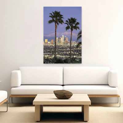 Los Angeles, Californie, arbre de palmier contemporain abstrait, art urbain