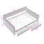 Grand lit plateforme tapissier 2 tiroirs avec ports USB-1419831314