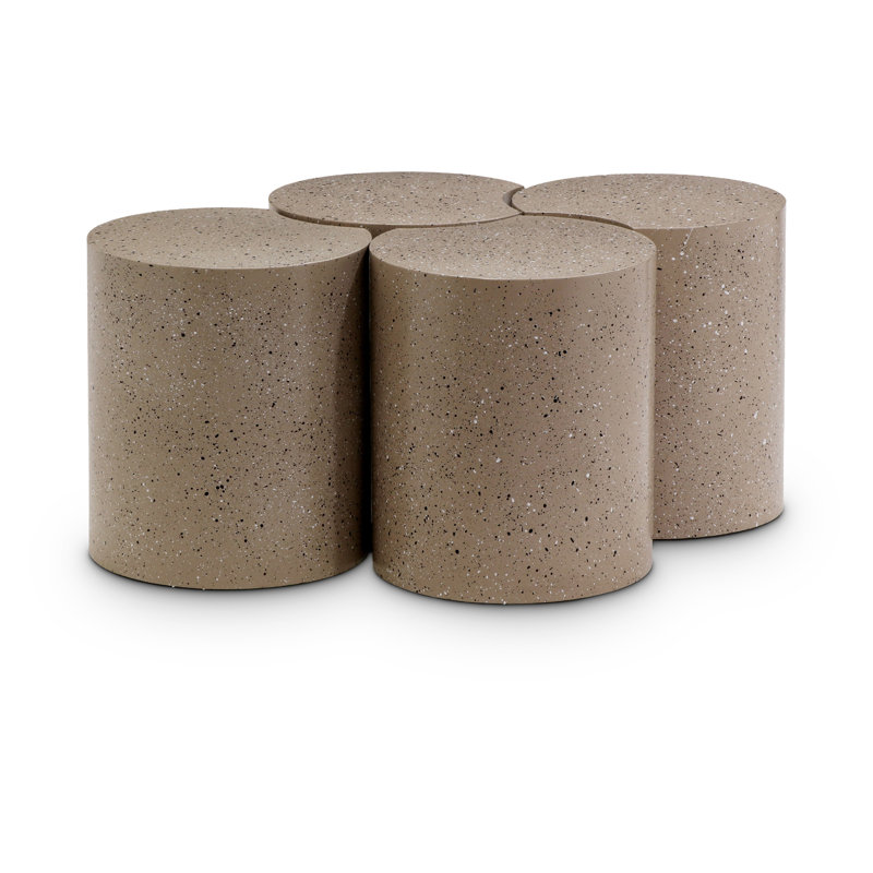 Ensemble de 4 tables de groupage Hylie, Taupe, H 18 po x L 41 po x l 30,25 po