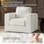 Chaise berçante pivotante avec housse Monteith-1289494773