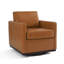 Upholstered Swivel Armchair-295190263