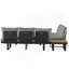 Versatile Outdoor Sofa Set with Adjustable Seats and Multiple Functional Tables-1543714094