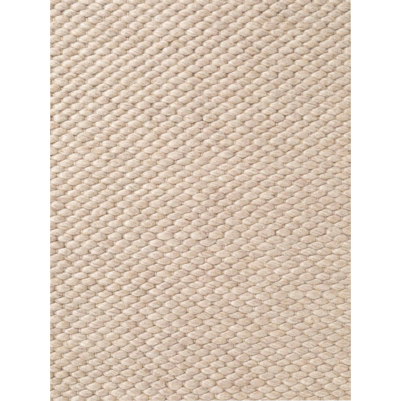 Lyon Wool Hand Woven Area Rug, Rectangle 160 x 230 cm, Light Brown