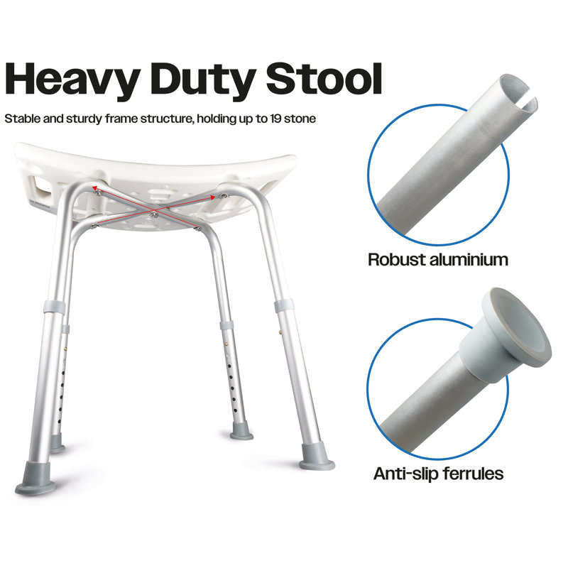 Shower stool with Seat padding