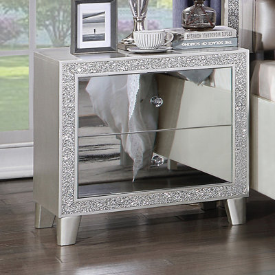 Table de chevet 1 pièce Glam Style