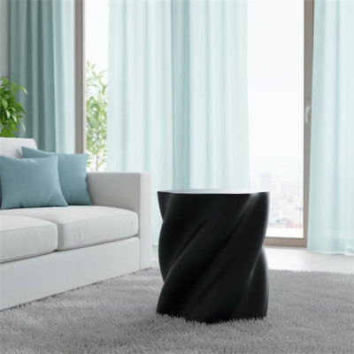 Table décorative de style sculpture moderne 19,69 po