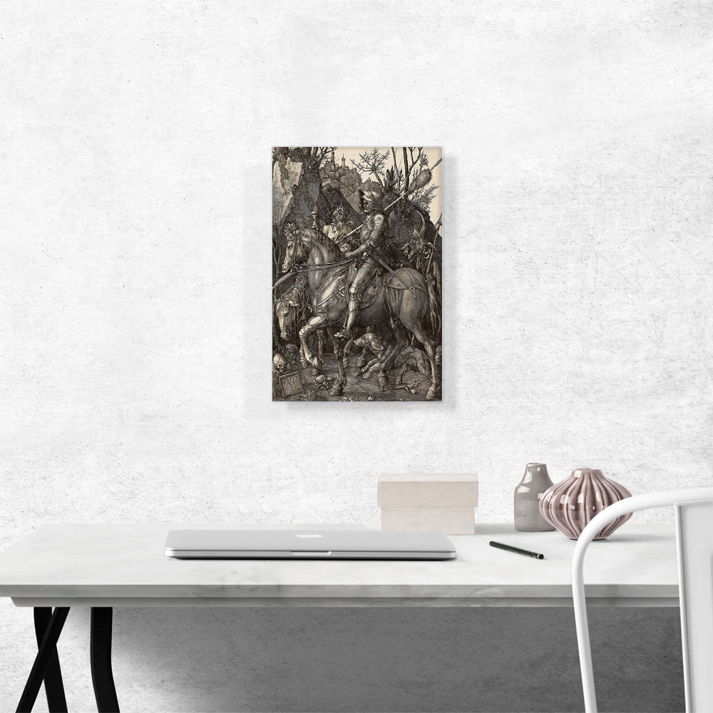 ARTCANVAS Knight, Death And The Devil On Canvas by Albrecht Durer ...