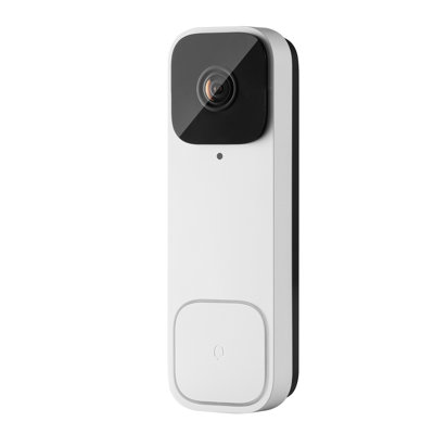 Sonnette vidéo, sonnette de caméra sans fil 2K fonctionne avec une vue ultra large à 170 °, audio bidirectionnel, détection de mouvement et vision nocturne, supporte Alexei et Google, stockage en nuage, alimenté par batterie / filaire