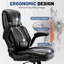 Fauteuil de direction de qualité supérieure avec support lombaire ergonomique et structure robuste