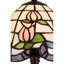 Roseborder 12" Table Lamp