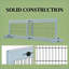 Barrière de sécurité autoportante en bois pour animaux de compagnie - Conception pliable et décorative, entièrement assemblée - Barrière intérieure pour porte d'entrée