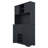 Coffee Bar Cabinet Kitchen Cabinet With Storage, Farmhouse Wine Cabinet With Drawers Shelves And Cabinets, Buffet Cabinet Wine & Glass Racks For Dining Room, Kitchen, Dark Blue-759914106