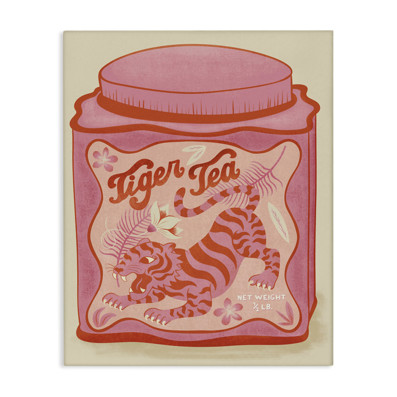 «Tiger Tea Traditional Style» par Carrie Cantwell, H 48 po x l 36 po