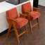 Tabouret de comptoir rembourré avec accoudoirs Betty-1931962080
