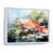White Floater Framed